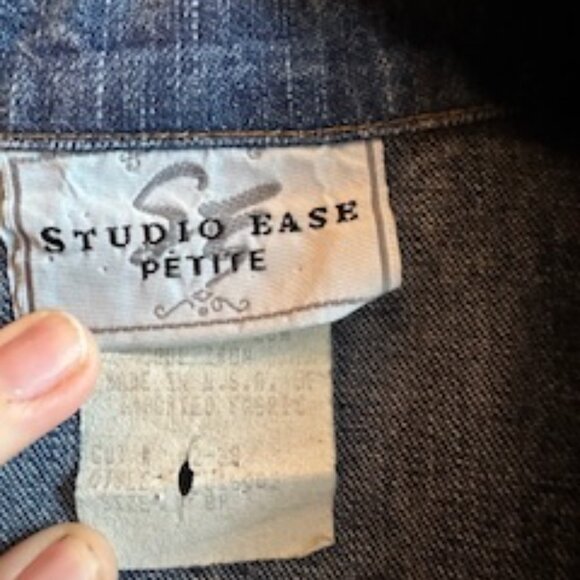 Jean Jacket - Petite - with Trim Details - Picture 8 of 8